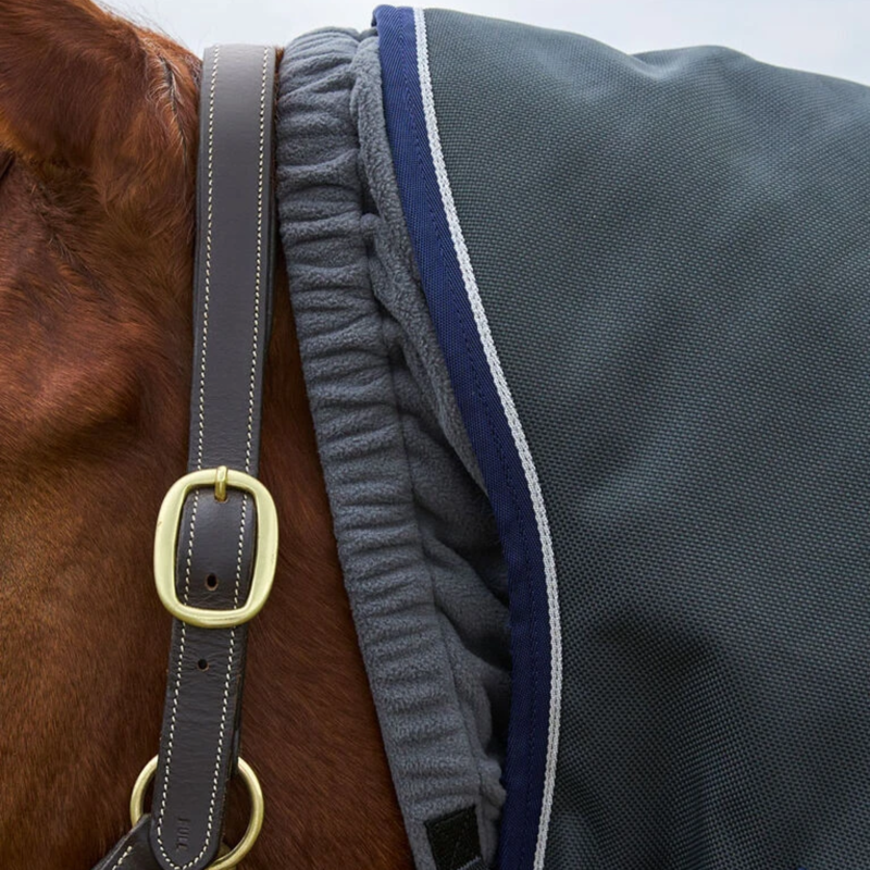 Weatherbeeta Comfitec Ultra Turnout Detach-A-Neck 100g Rug in Charcoal-4